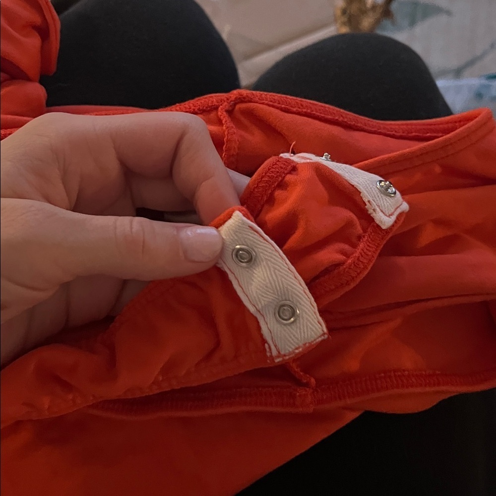 Lulus Boldly Blooming Bright Orange Halter Bodysuit - Picture 9 of 9